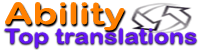 Ability Top Translations - Υπηρεσίες μετάφρασης, localization, παγκοσμιοποίησης